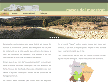 Tablet Screenshot of masosdelmaestrat.net